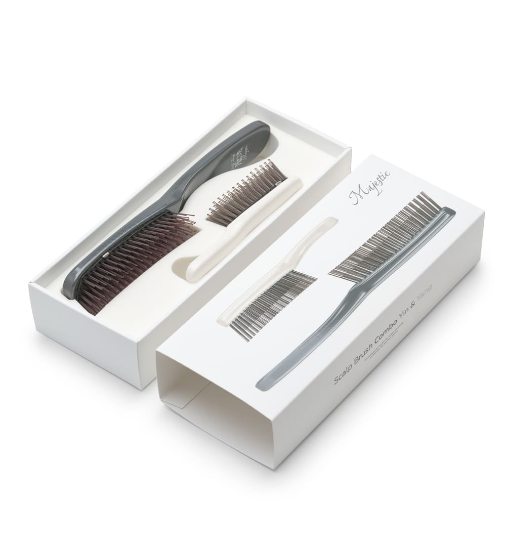 Majestic Scalp Brush Combo Yin & Yang - DAIGO Worldwide